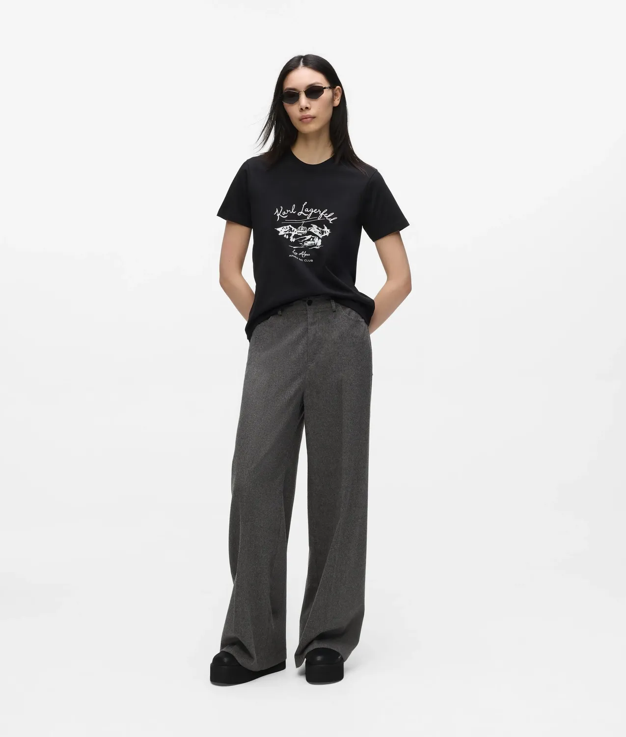 Karl Lagerfeld Après Ski T-Shirt Bio-Baumwolle