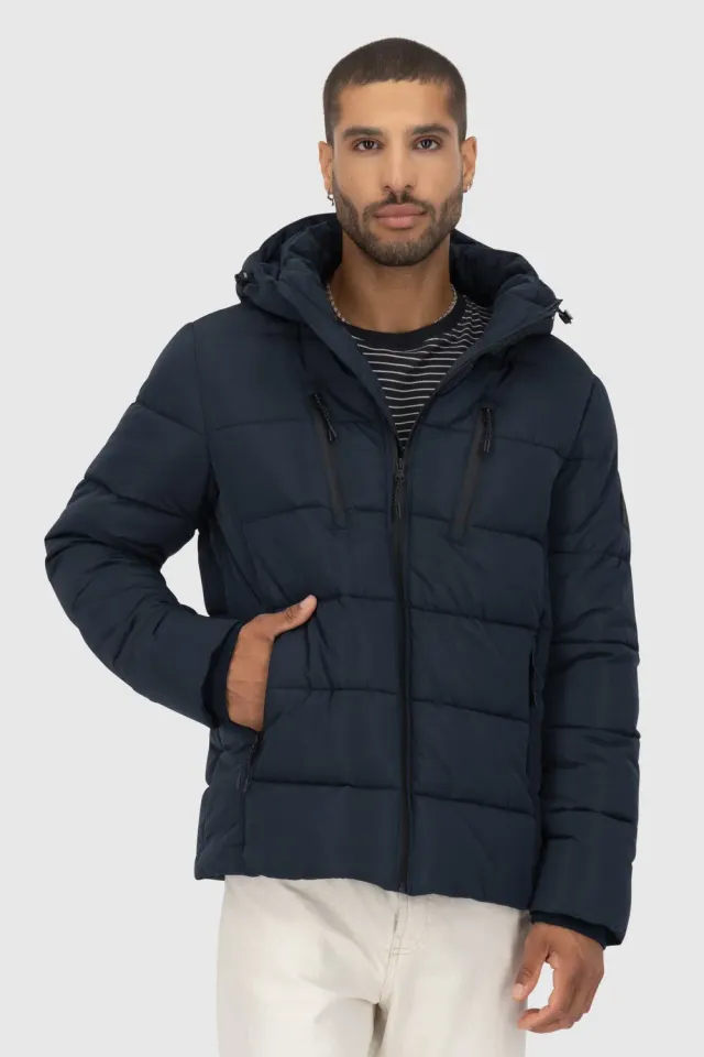 Alife & Kickin BranAK A Steppjacke Dunkelblau