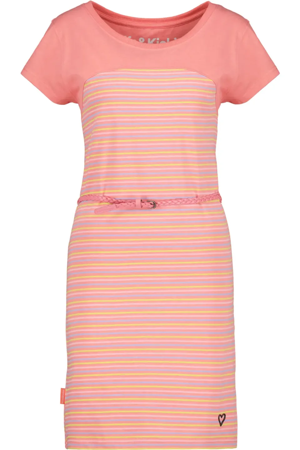 Alife & Kickin ClariceAK Kleid Orange Streifenmuster