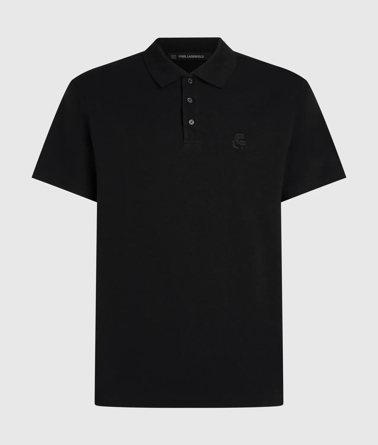 Karl Lagerfeld Ikon Kameo Poloshirt Knopfleiste