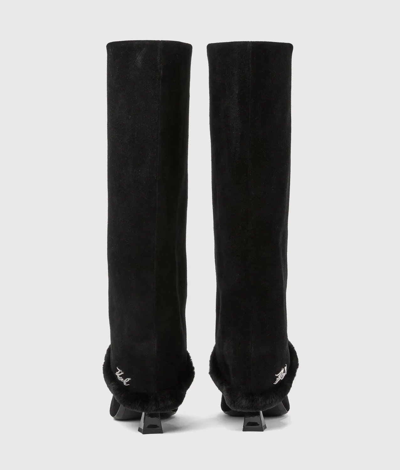 Karl Lagerfeld Debutante Stiefel hoch Stilettoabsatz