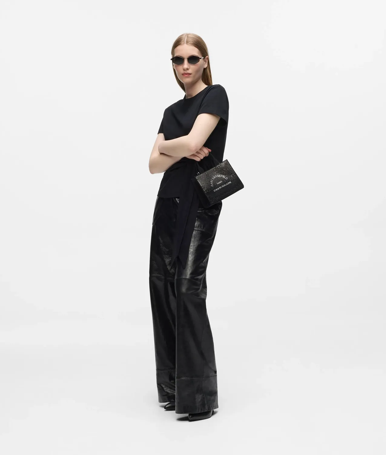 Karl Lagerfeld Rue St-Guillaume Tote Mini Strass