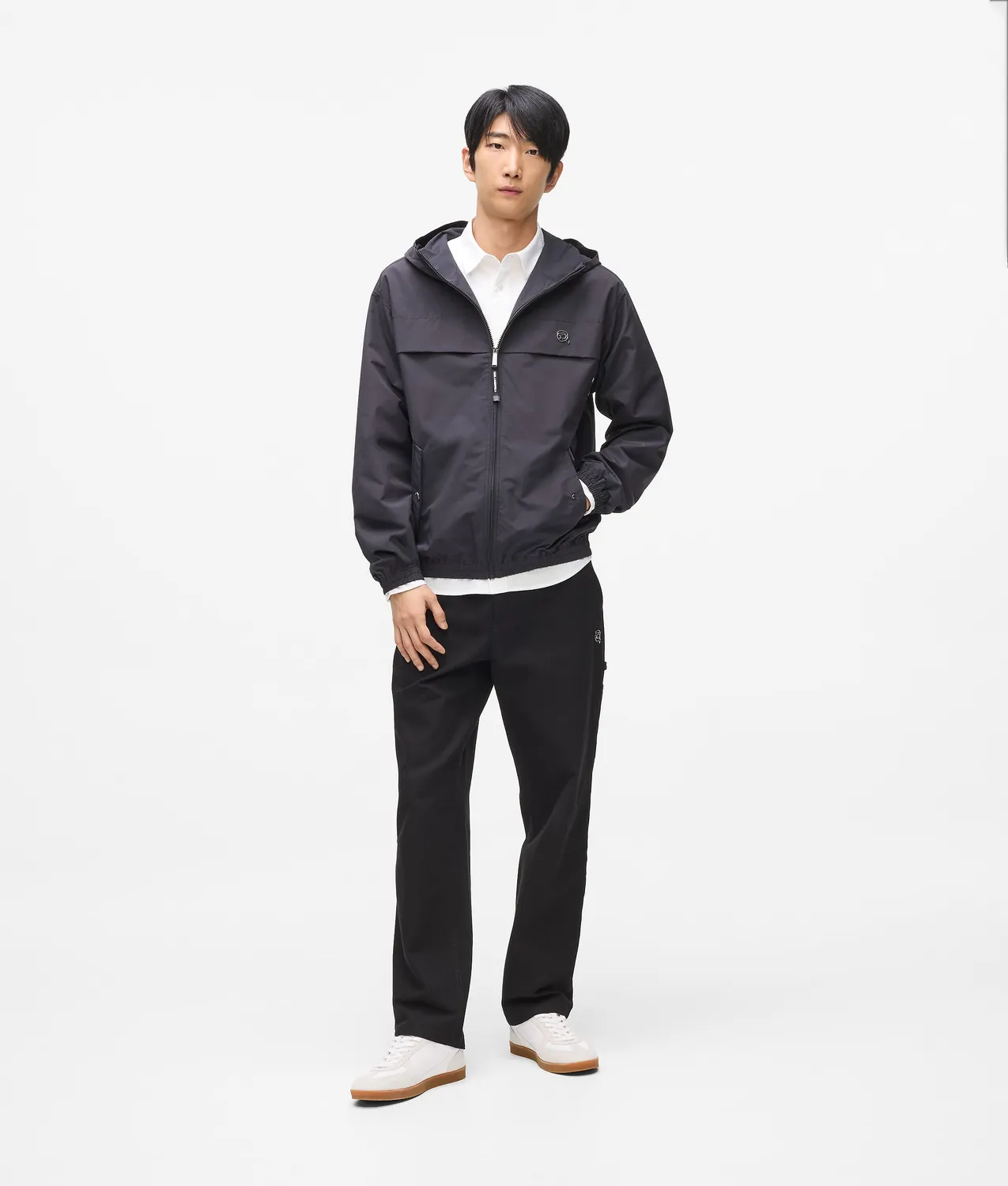 Karl Lagerfeld Ikon Lightweight Jacke Kapuze XS-XL