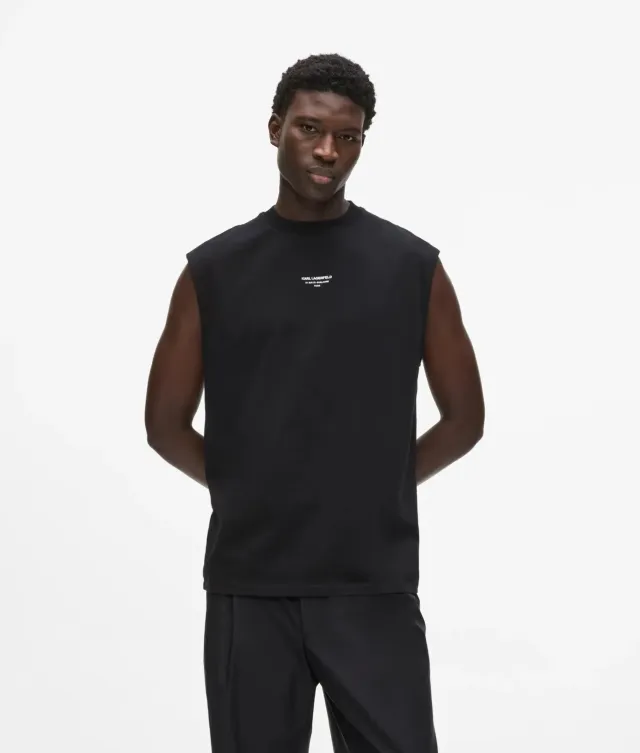 Karl Lagerfeld Tank Top Herren Jersey oversized Logo