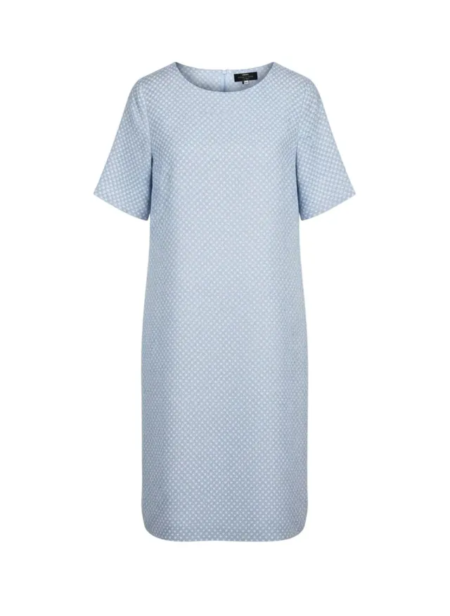 Gloriette Minikleid Blue Flower Print Baumwolle
