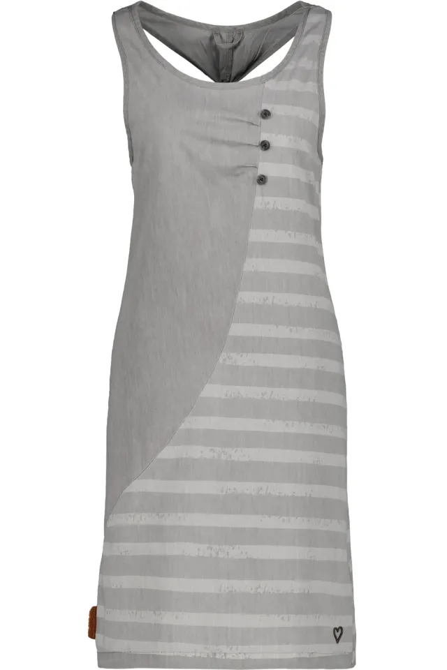 Alife & Kickin CameAK B Sommerkleid Damen grau Denim-Optik