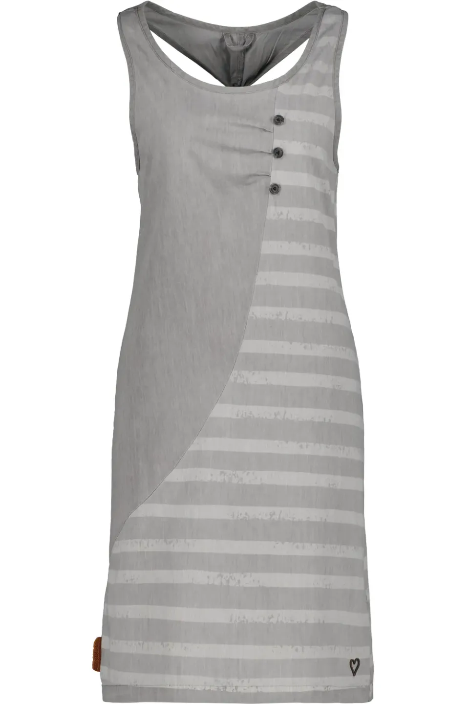 Alife & Kickin CameAK B Sommerkleid Damen grau Denim-Optik