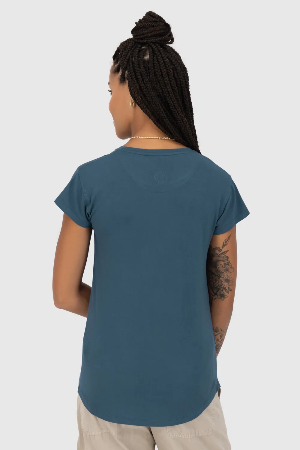 Alife & Kickin AriAK T-Shirt Damen dunkelblau Viskose