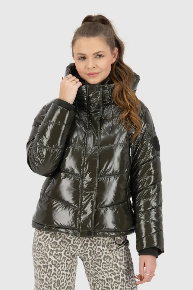 Alife & Kickin DayanyAK A Pufferjacke Damen schwarz Glanz