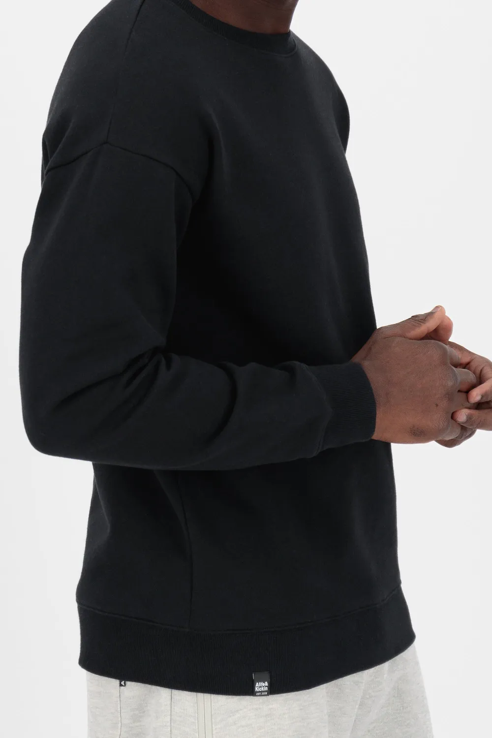 Alife & Kickin LucAK A Sweatshirt Herren schwarz Rundhals