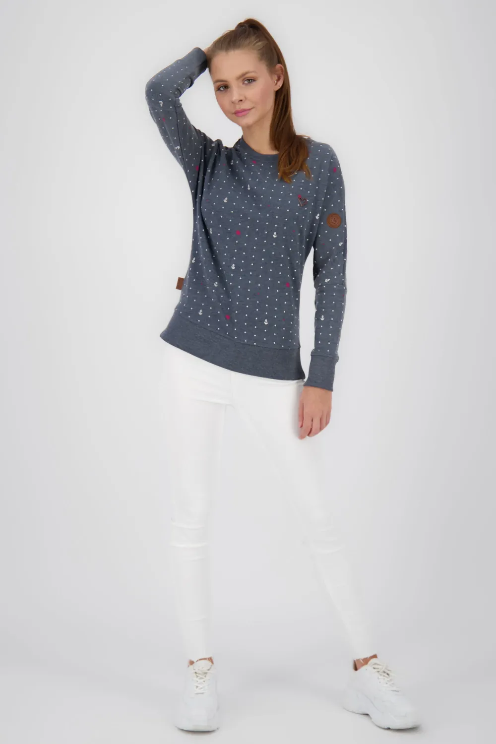 Alife & Kickin DarlaAK B Sweatshirt Dunkelblau Damen