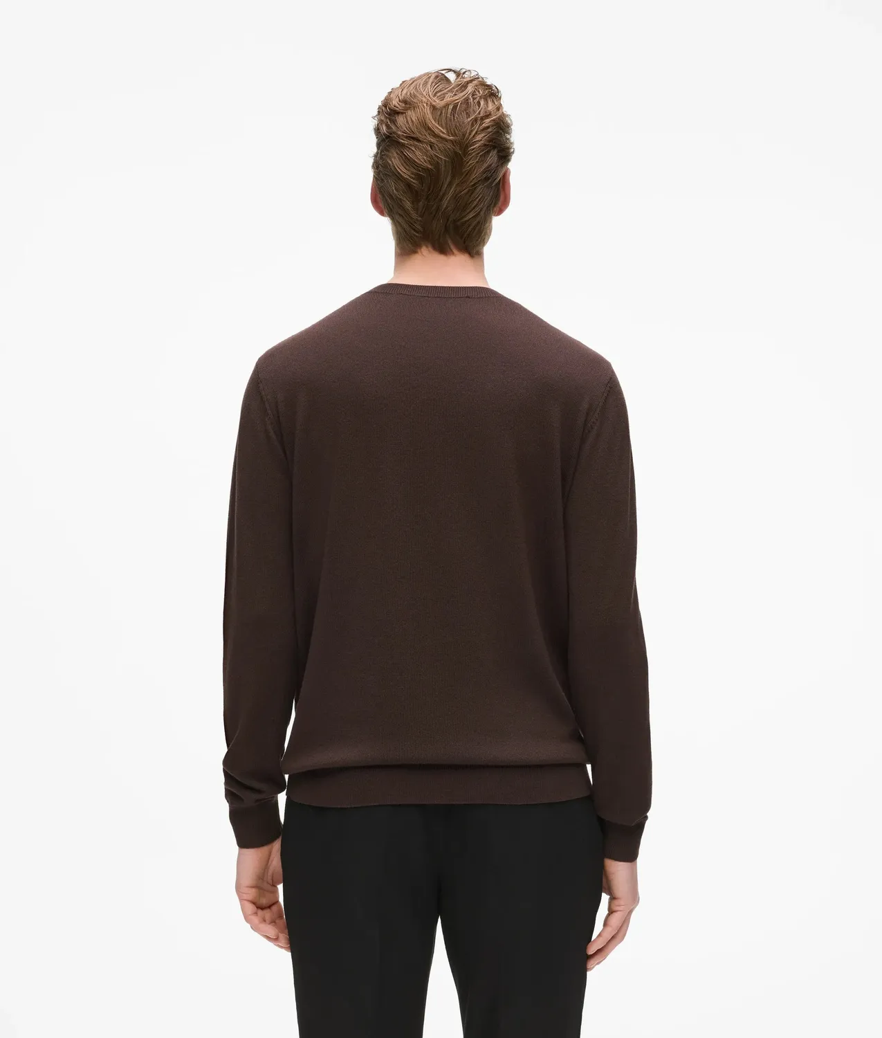 Karl Lagerfeld Monogramm Strickpullover Glitzer-Garn