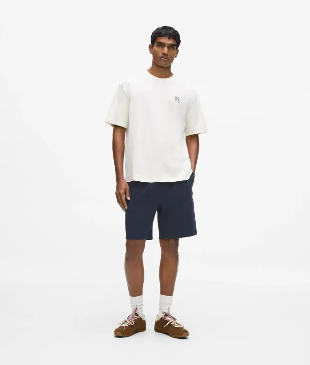 Karl Lagerfeld Ikon Jersey Shorts Kordelzug Metall-Logo