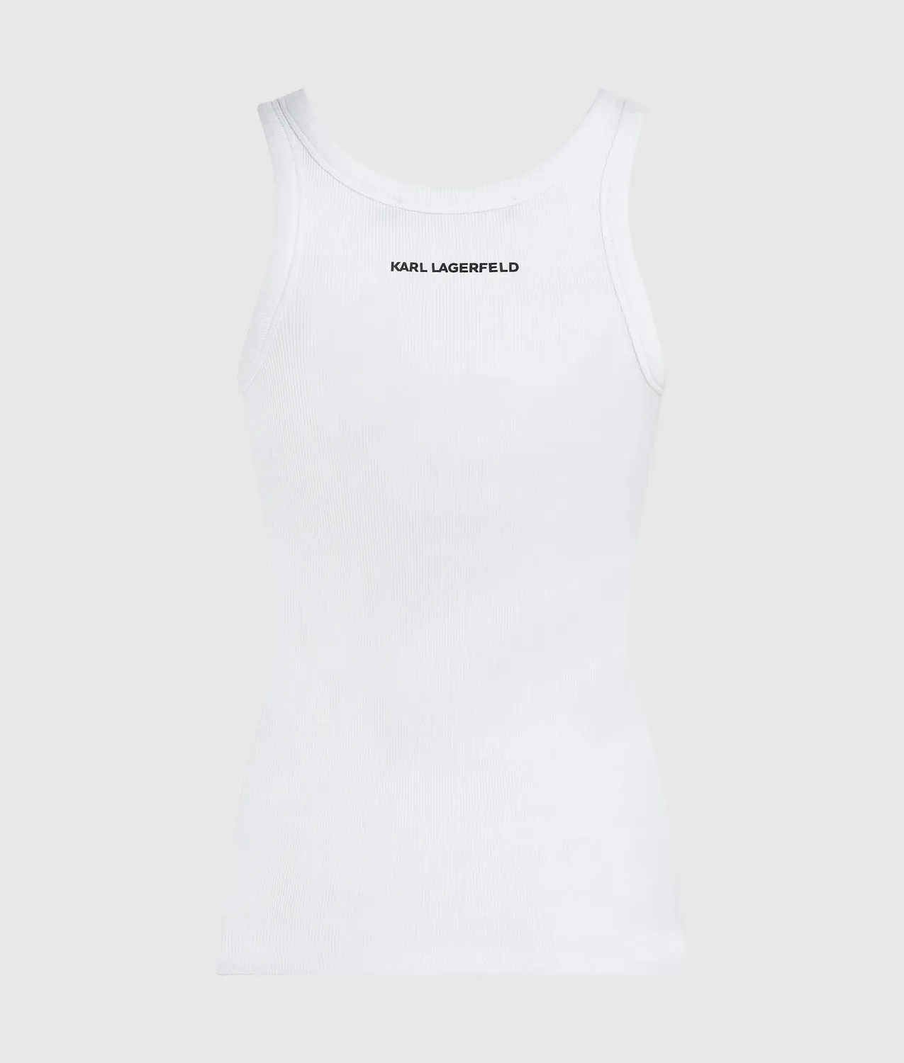 Karl Lagerfeld Ikon Tank Top Ripp Bio-Baumwolle