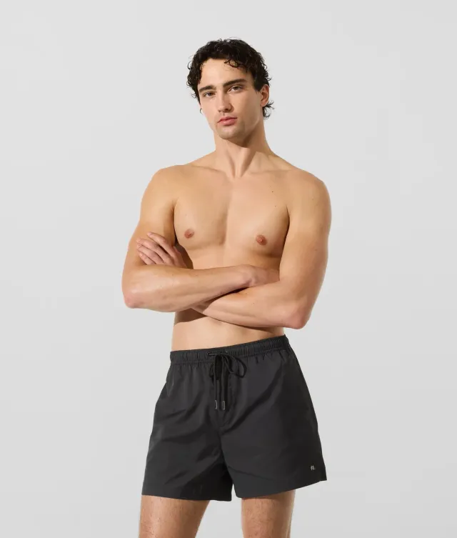 Karl Lagerfeld Monogram Pin Boardshorts Badeshorts mittel