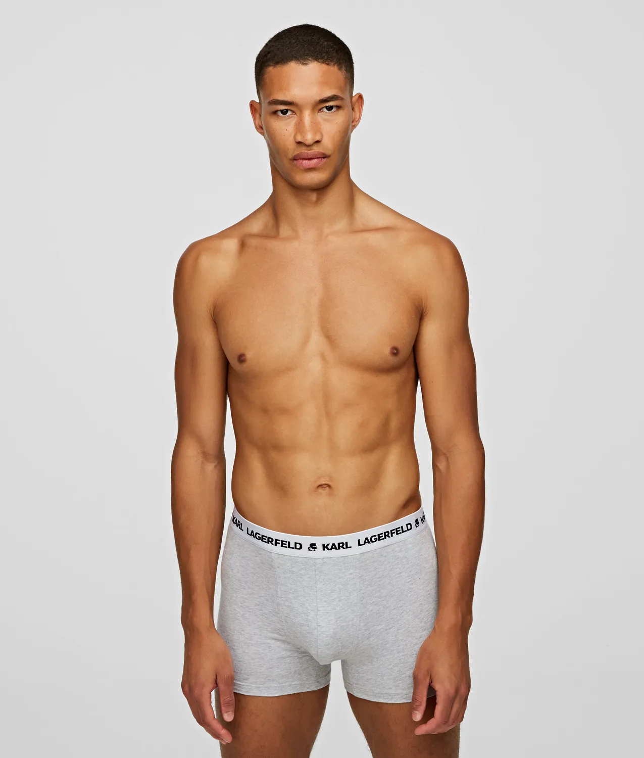 Karl Lagerfeld Logo Trunks Boxershorts 3-Pack schwarz
