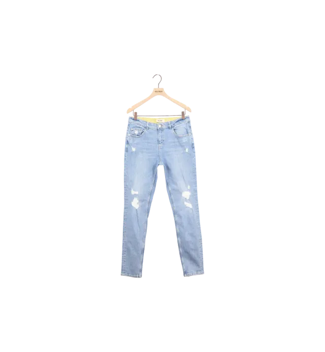 Mos Mosh MMBradford Scratch Jeans Hellblau 28 Regular