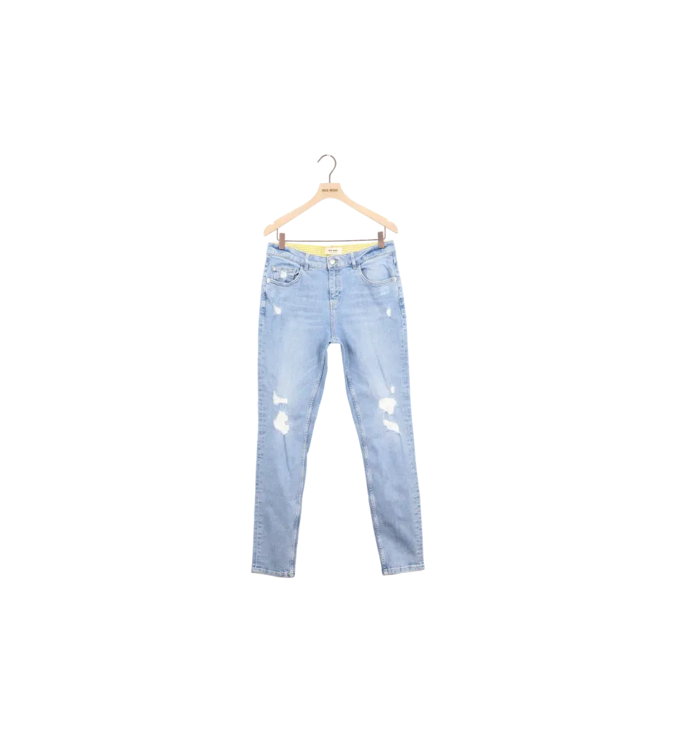 Mos Mosh MMBradford Scratch Jeans Hellblau 28 Regular