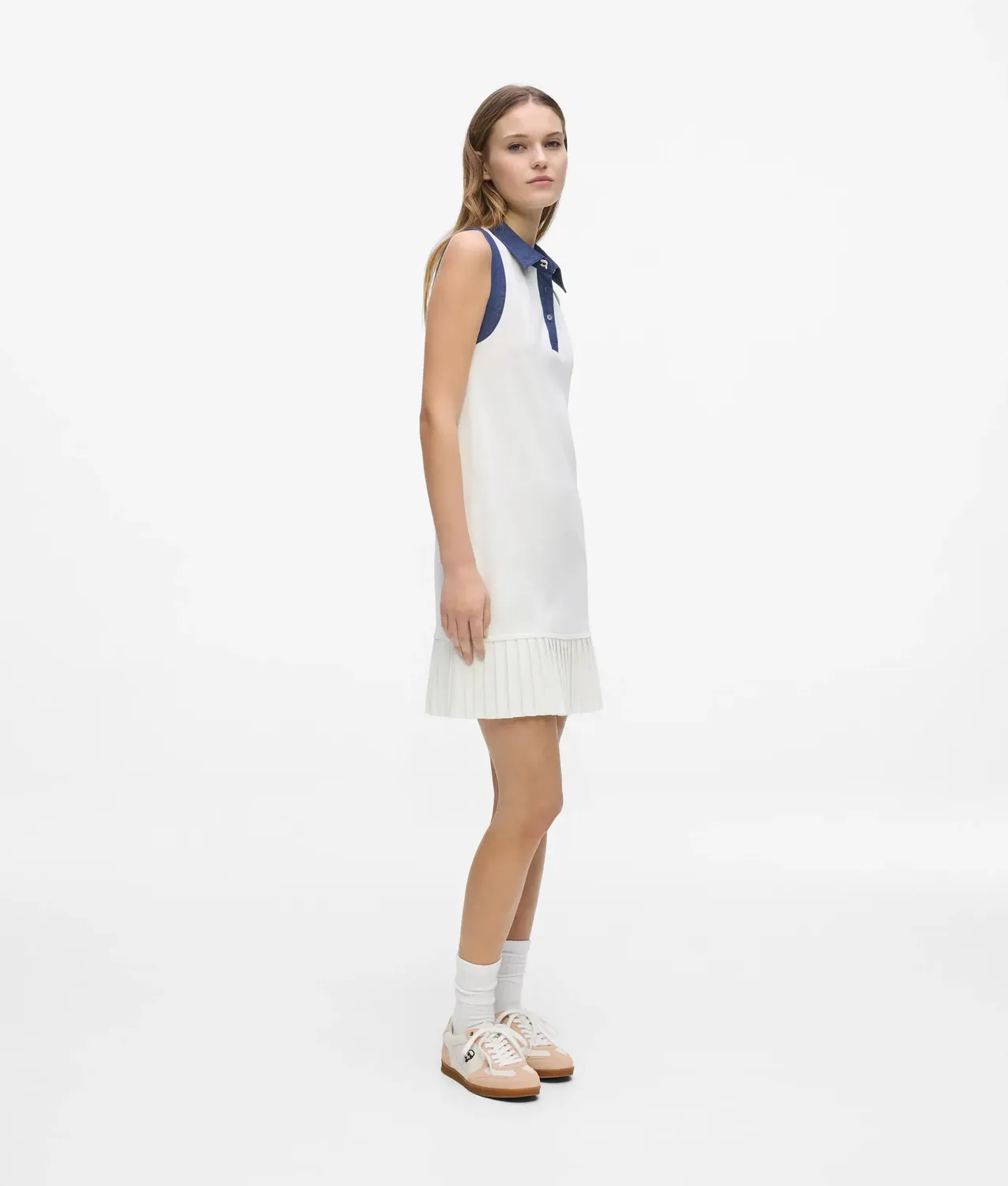 Karl Lagerfeld Ikon Knit Strickkleid Denim Damen