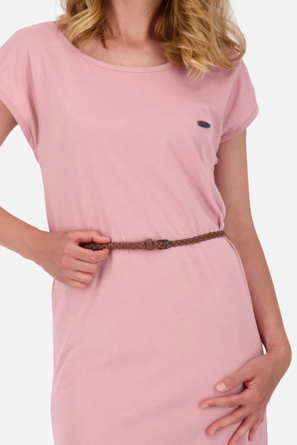 Alife & Kickin ElliAK A T-Shirtkleid Rosa Jersey