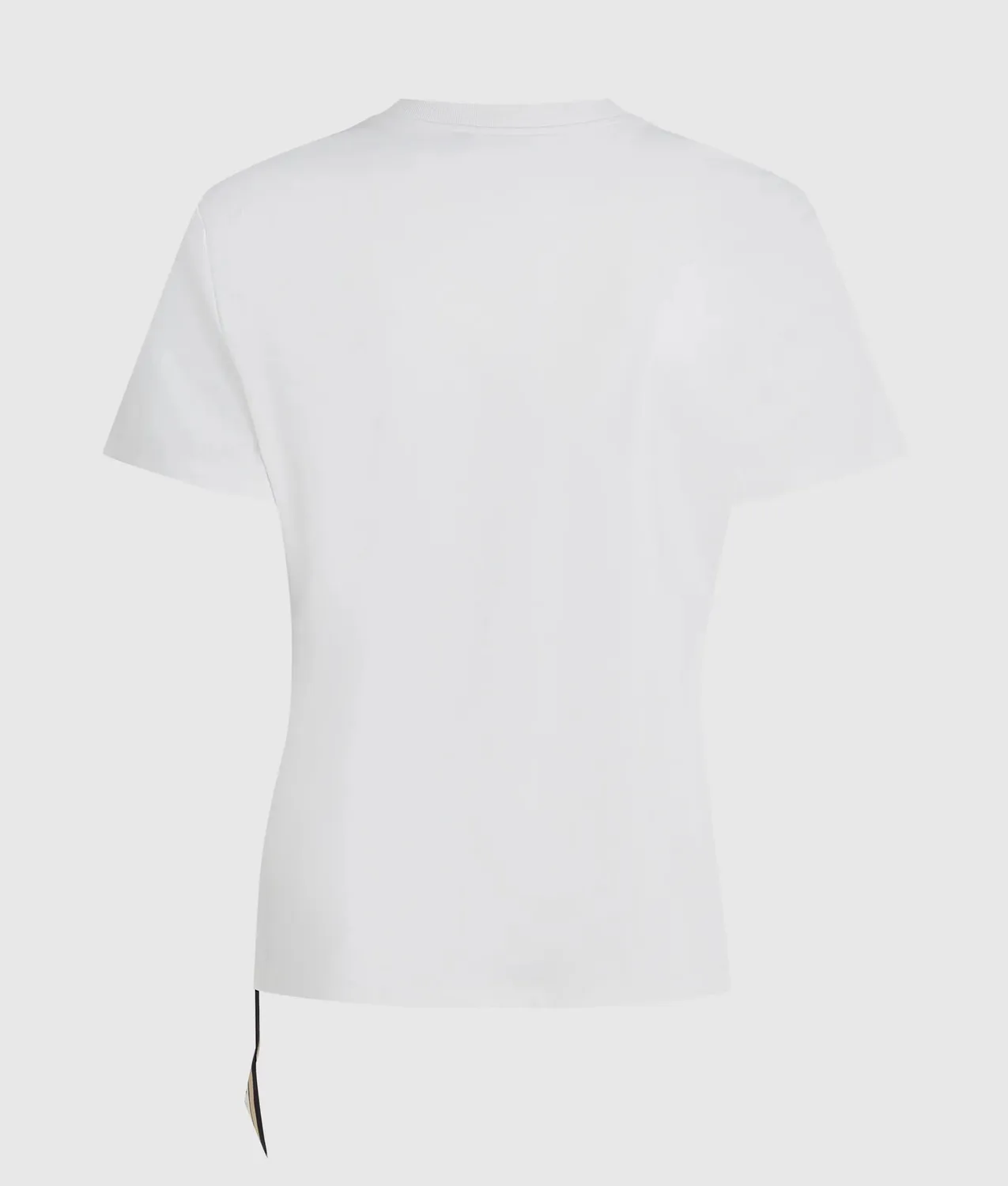Karl Lagerfeld Scarf Print T-Shirt M Baumwolle Weiss