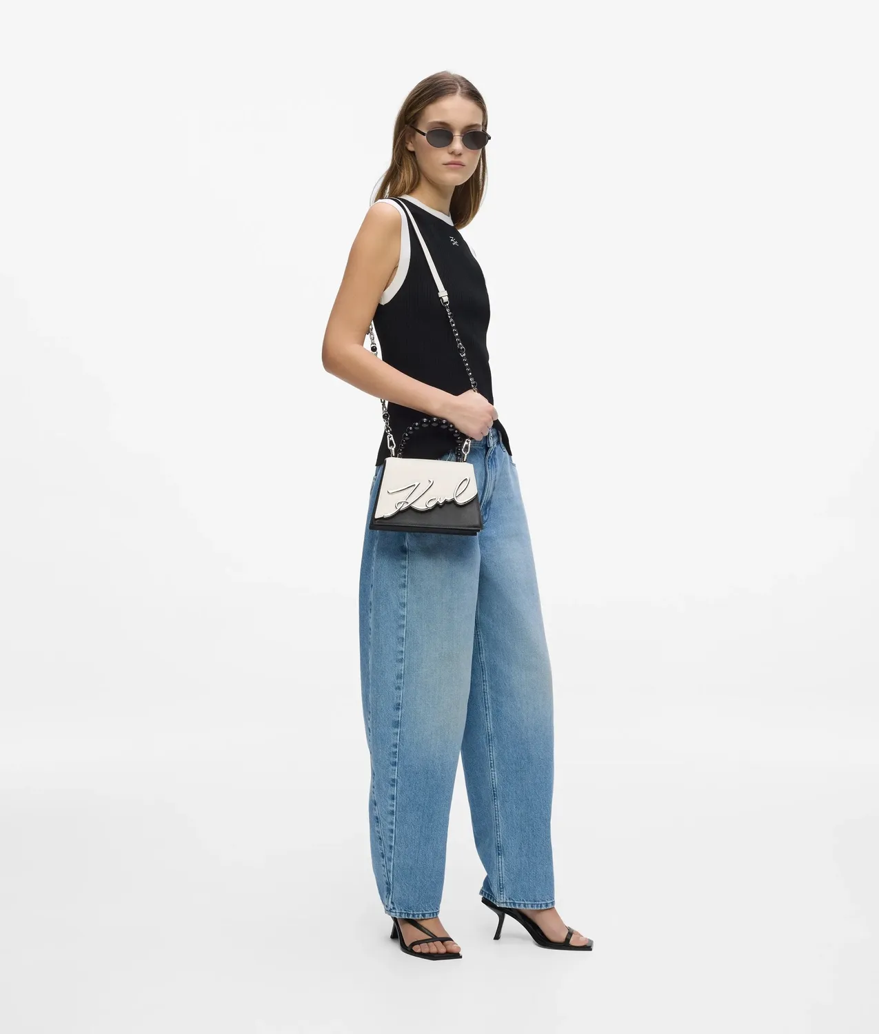 Karl Lagerfeld K/Signature Henkeltasche Perlen