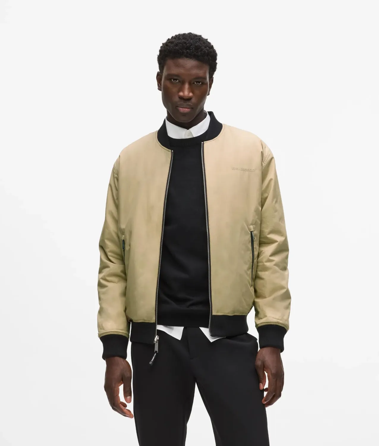 Karl Lagerfeld Reversible Maison de Karl Bomberjacke wendbar