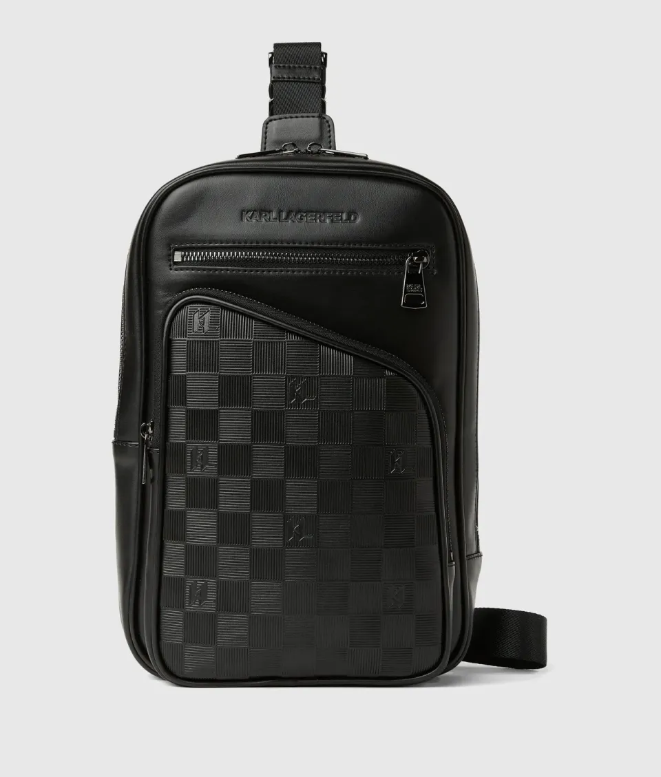 Karl Lagerfeld Monogram Checkerboard Vertical Umhängetasche One Size Karo