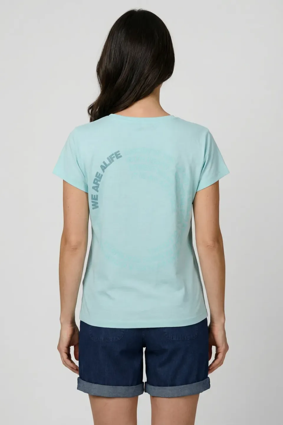 Alife & Kickin SofiaAK T-Shirt Hellblau Bio