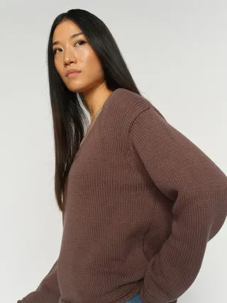 Mos Mosh MMBine Strickpullover V-Ausschnitt Regular