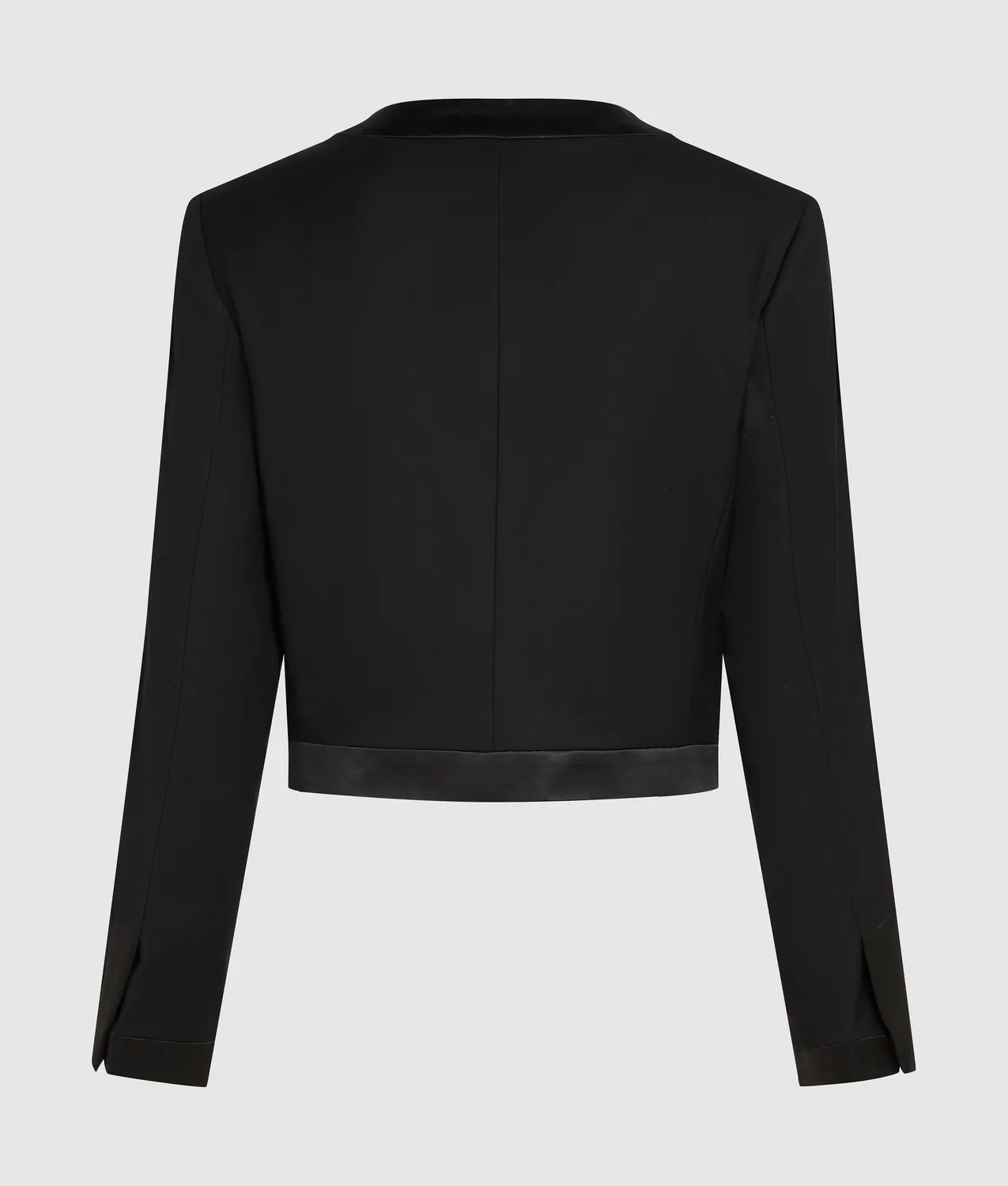 Karl Lagerfeld Karl DNA Letters Blazer mit Satinbesatz