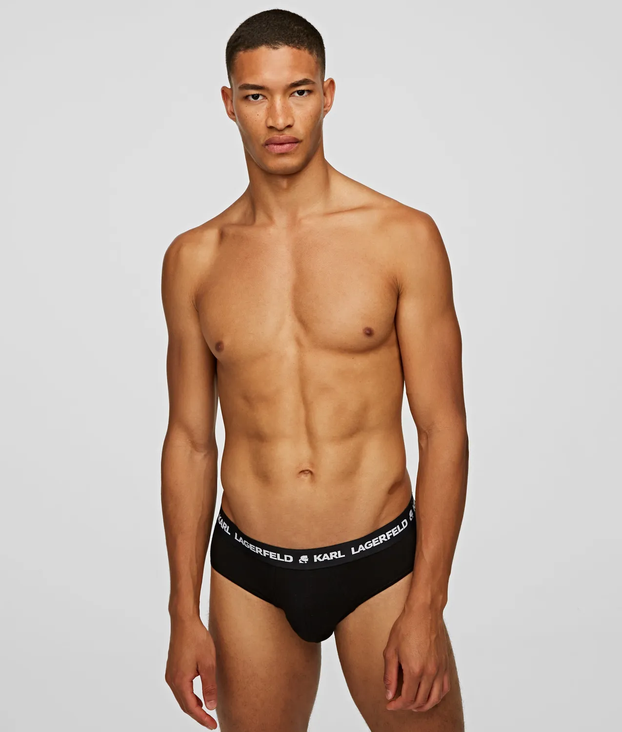 Karl Lagerfeld Logo Slips 3er-Pack Mid-Rise