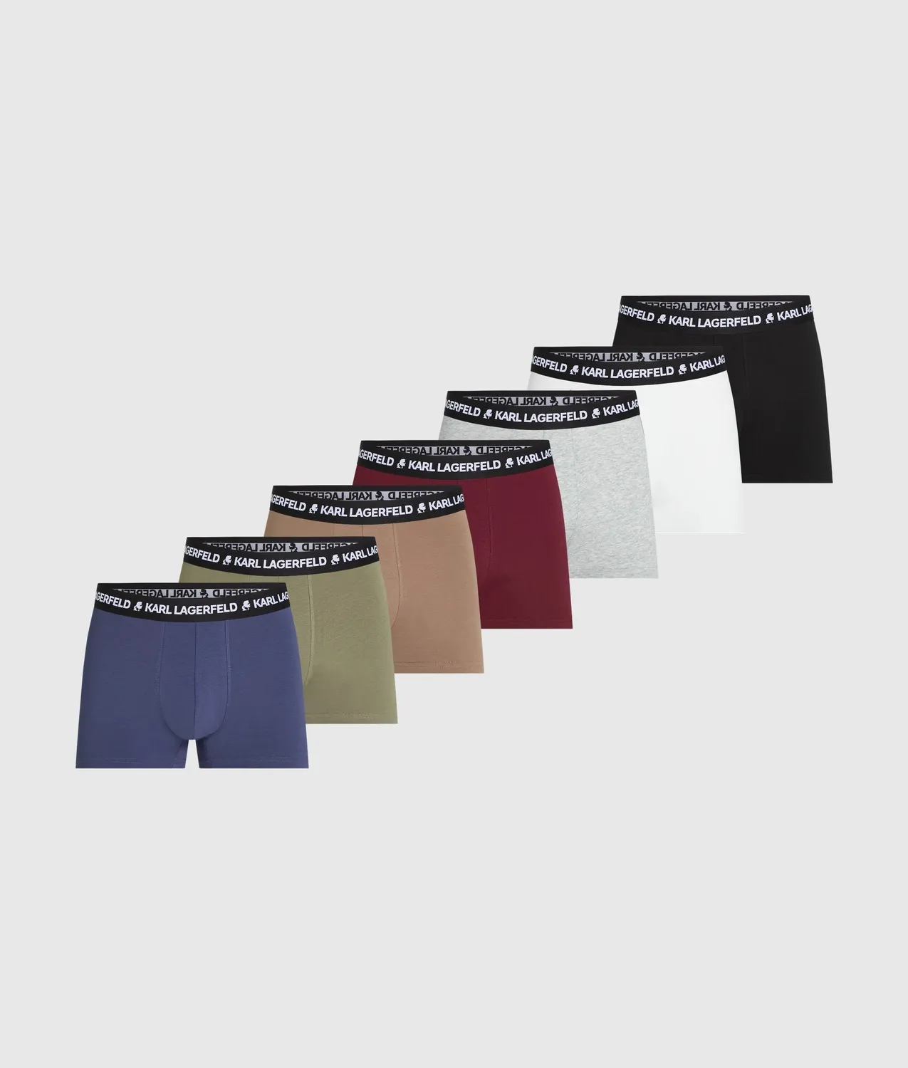 Karl Lagerfeld Logo Trunks Boxershorts 7er-Pack Herren