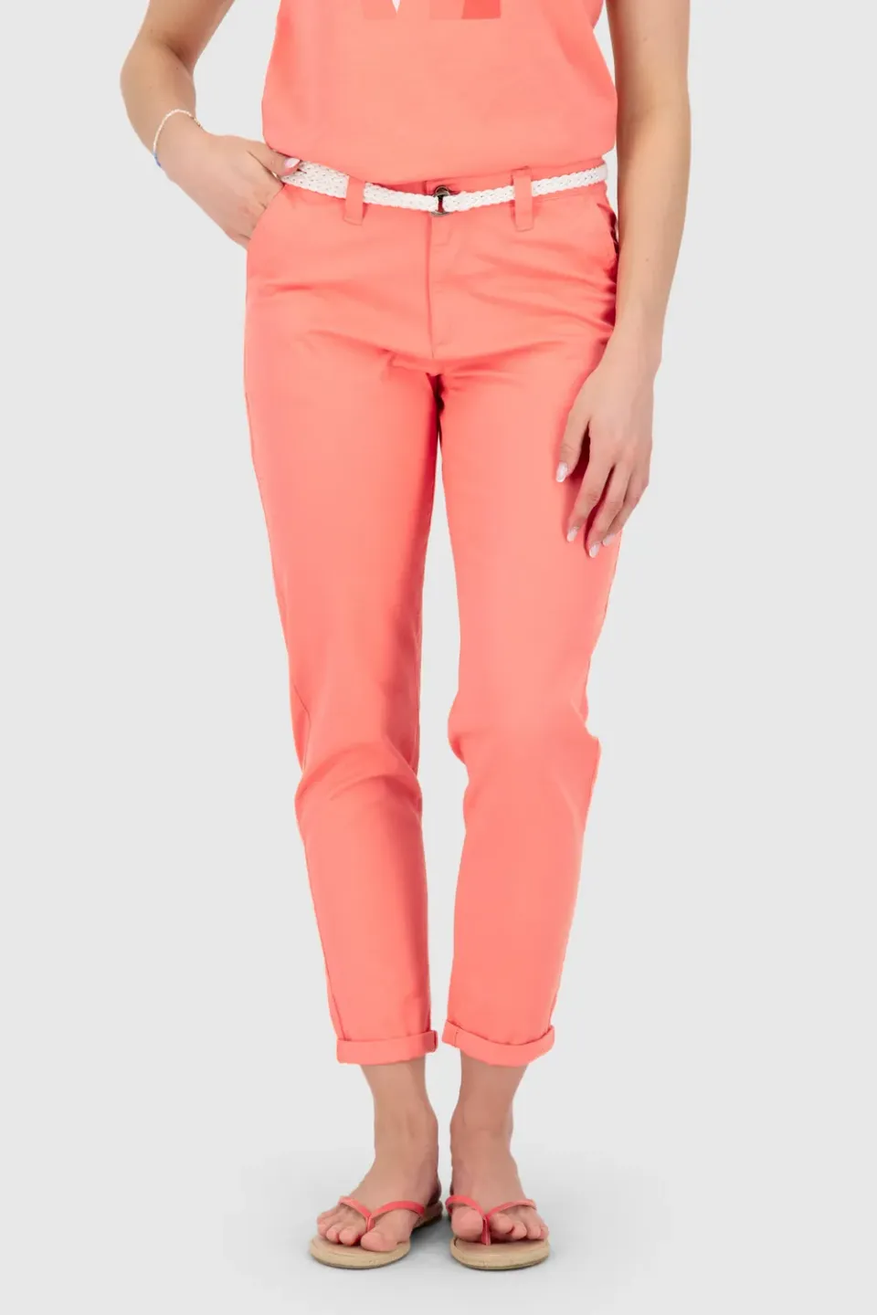 Alife & Kickin HirokoAK A Hose Pink Damen Stoffhose