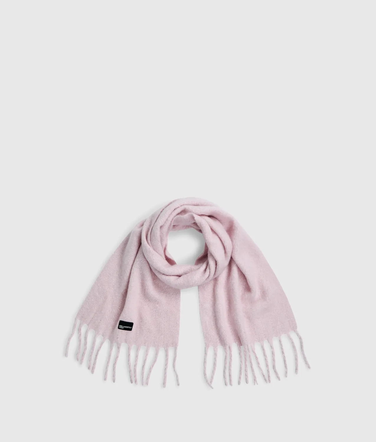 Karl Lagerfeld Jeans Fransenschal flauschig Einheitsgröße
