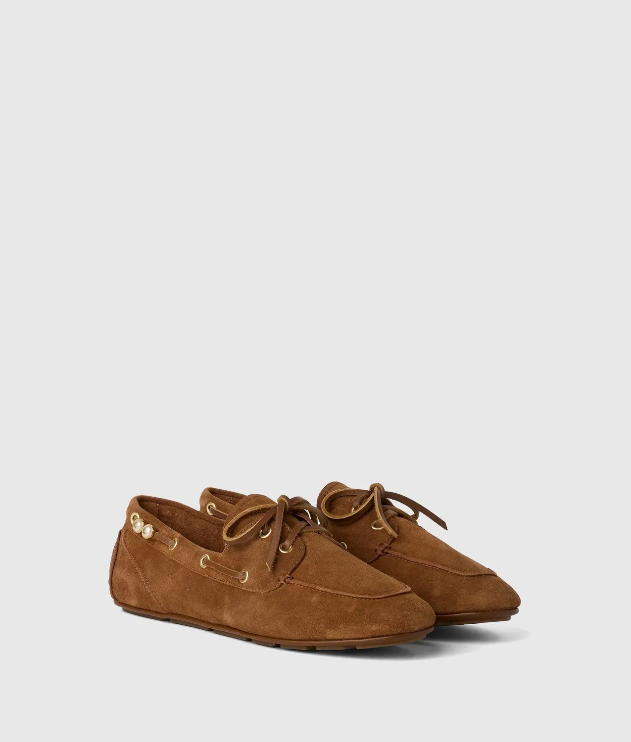 Karl Lagerfeld Ariella Bootsschuhe Suede Perlen Gr 4-10