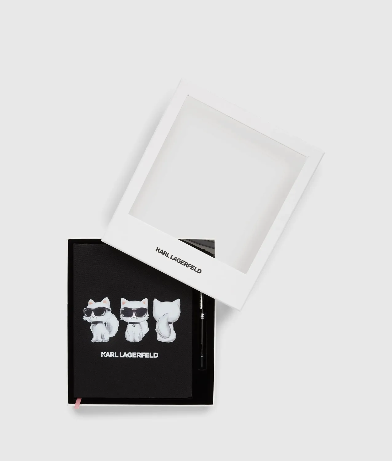 Karl Lagerfeld Ikon Choupette Notizbuch Stift Set