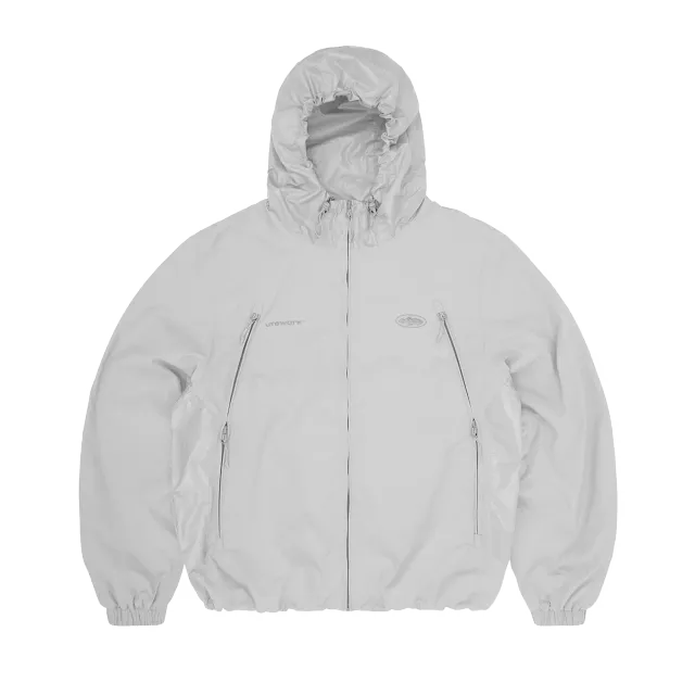 Corteiz Litework Quattro Jacke Grau Nylon