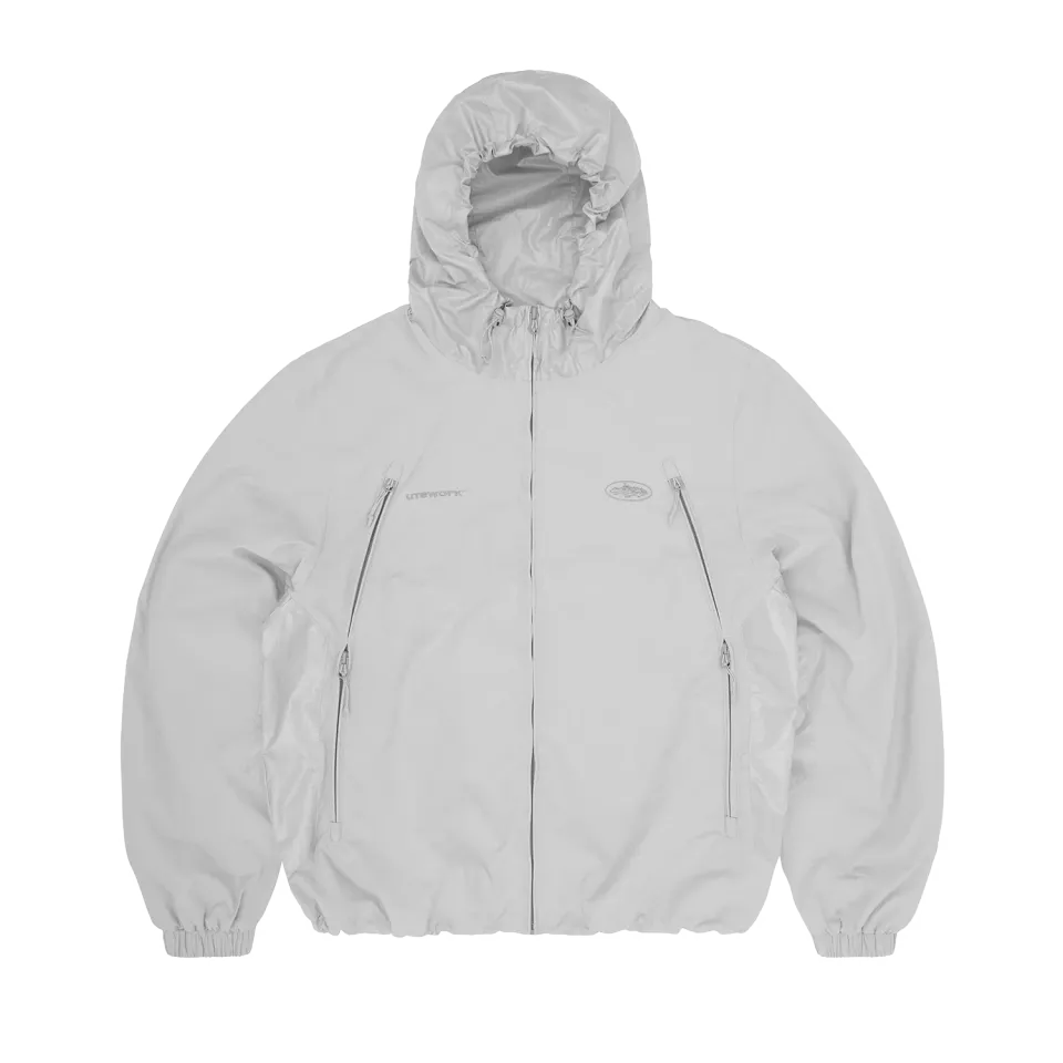 Corteiz Litework Quattro Jacke Grau Nylon