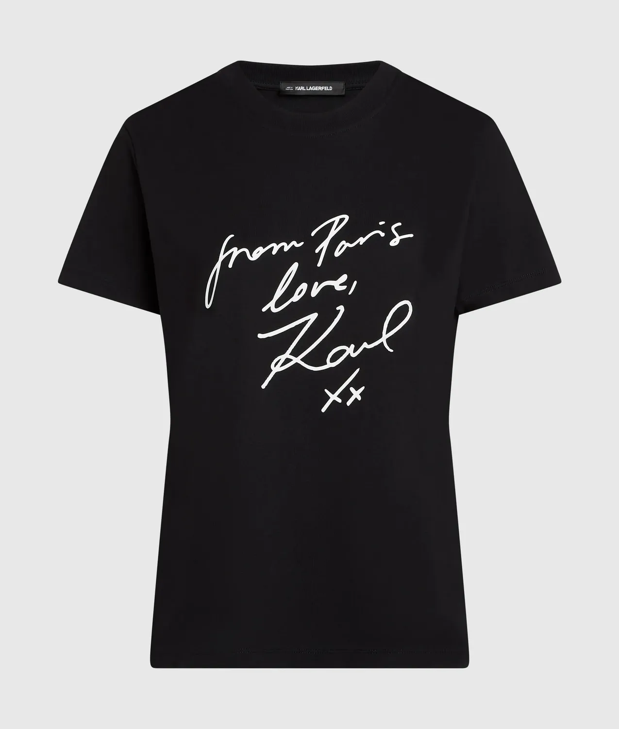 Karl Lagerfeld With Love T-Shirt Bio-Baumwolle