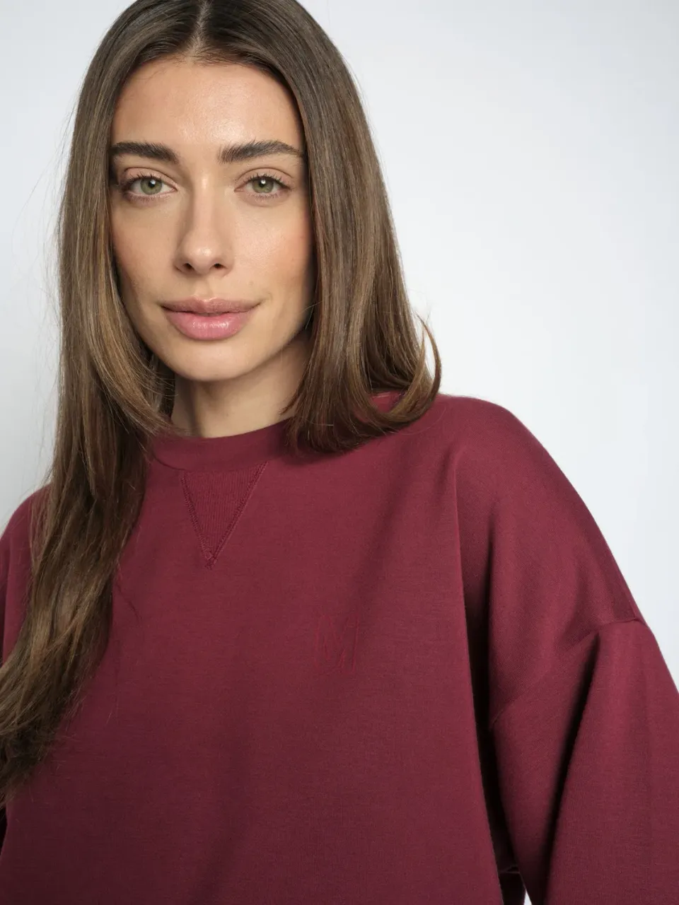 Mos Mosh MMKiki Celli Sweatshirt Cabernet Relaxed