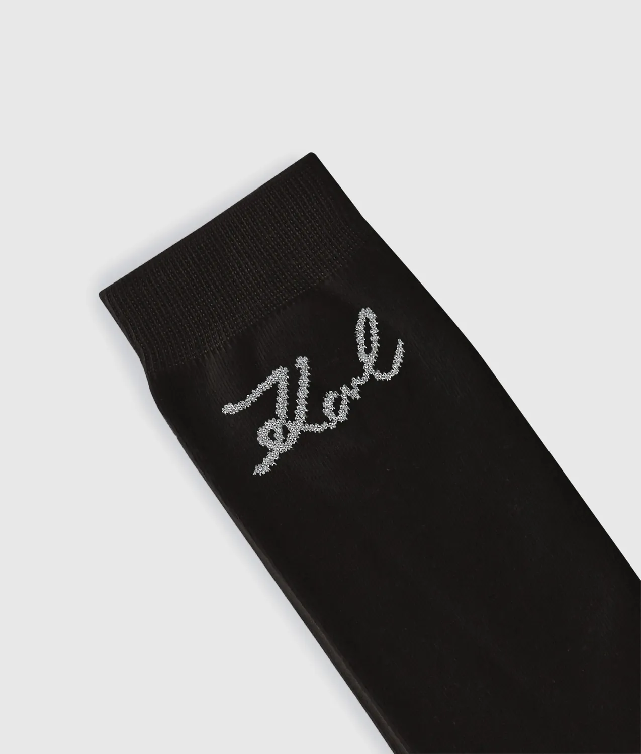 Karl Lagerfeld Signature Socken 5er Pack Schwarz Stick