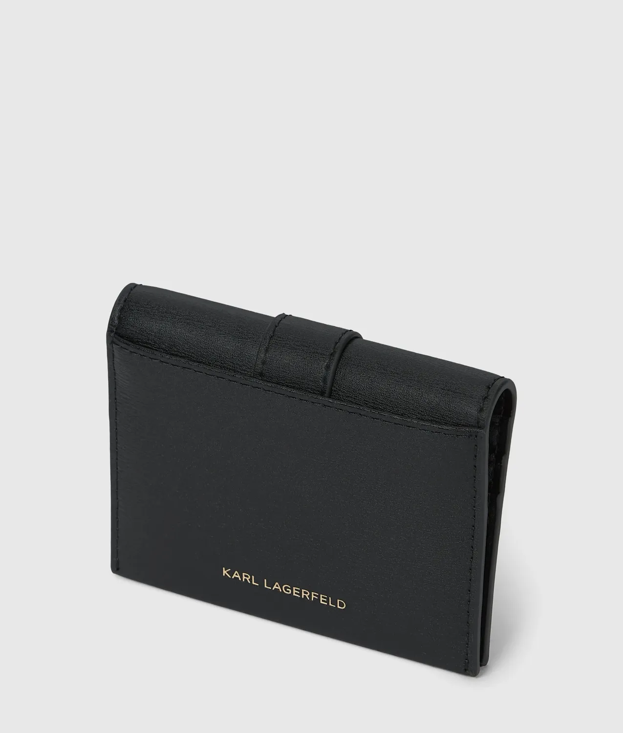 Karl Lagerfeld K/Autograph Kartenetui Leder schwarz