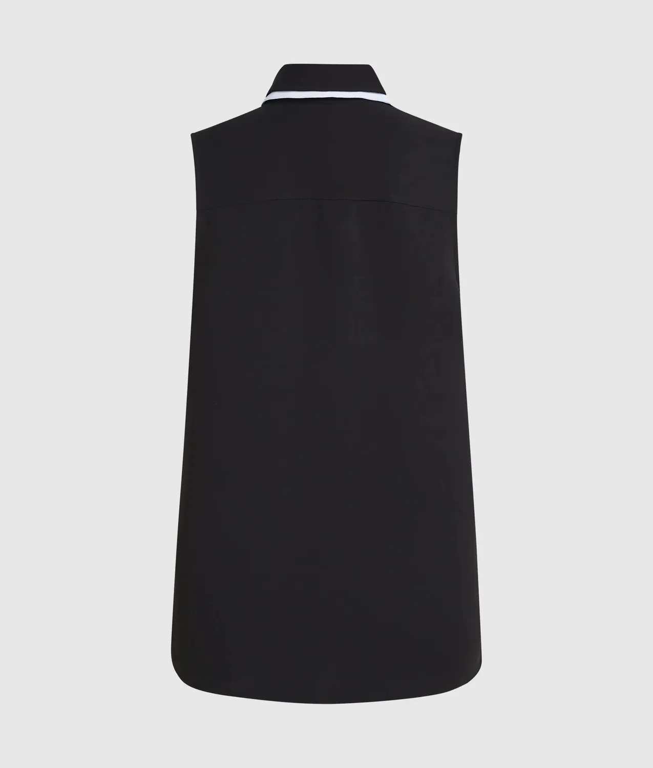 Karl Lagerfeld Bluse ärmellos schwarz-weiß Gr.0-10