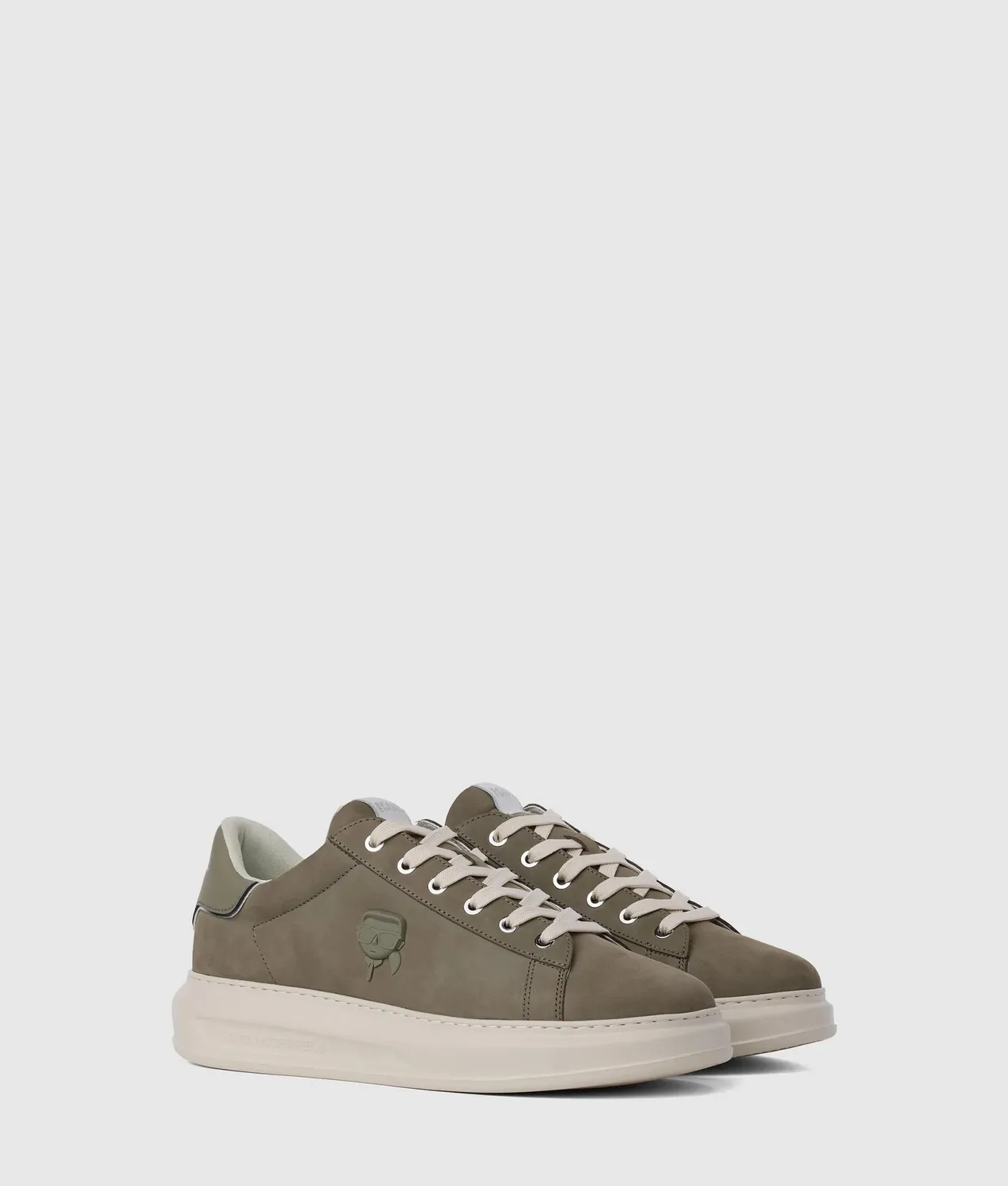 Karl Lagerfeld Ikon Kapri Sneaker Schnürer Kontrastsohle