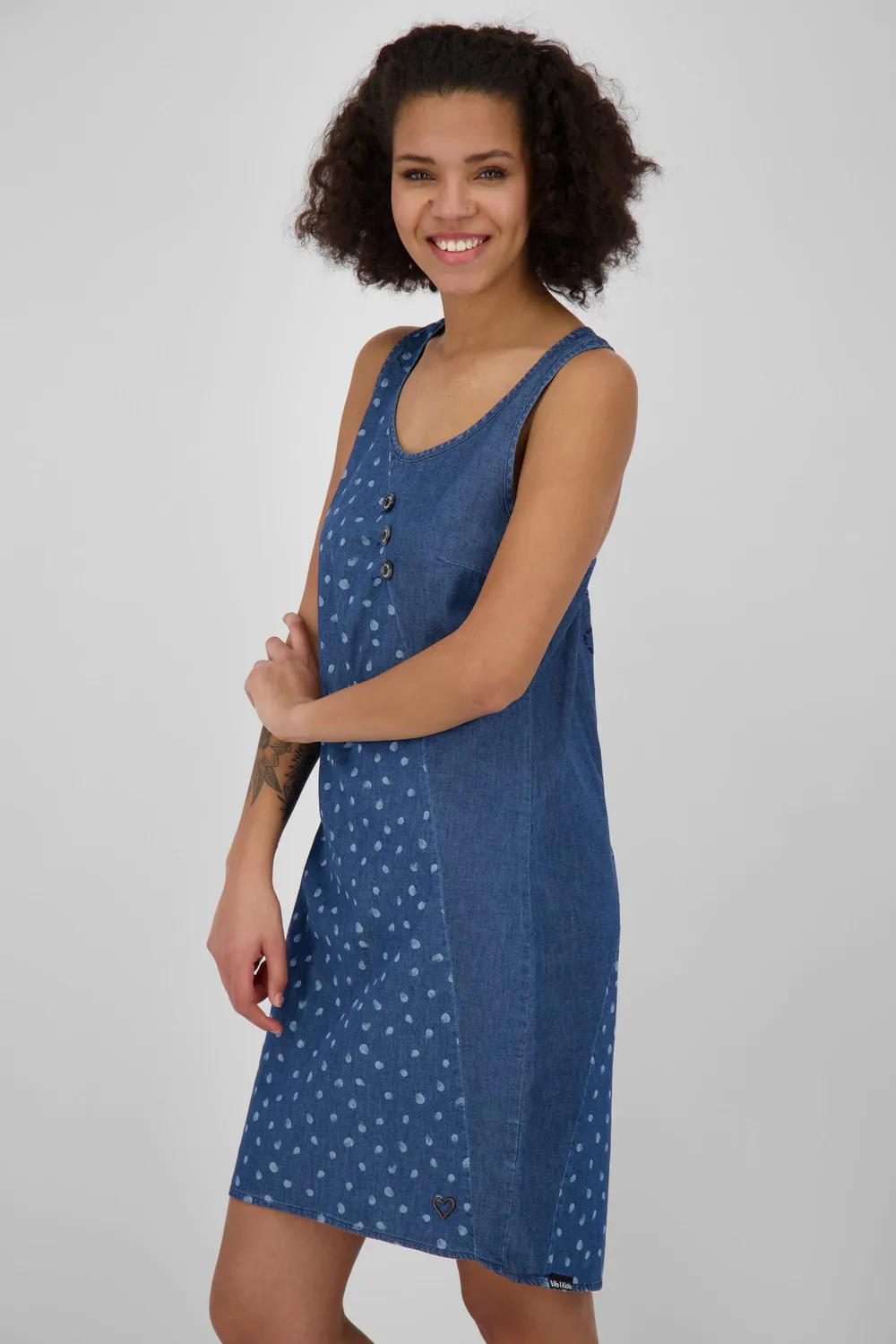 Alife & Kickin CameronAK DNM B Kleid Dunkelblau Damen