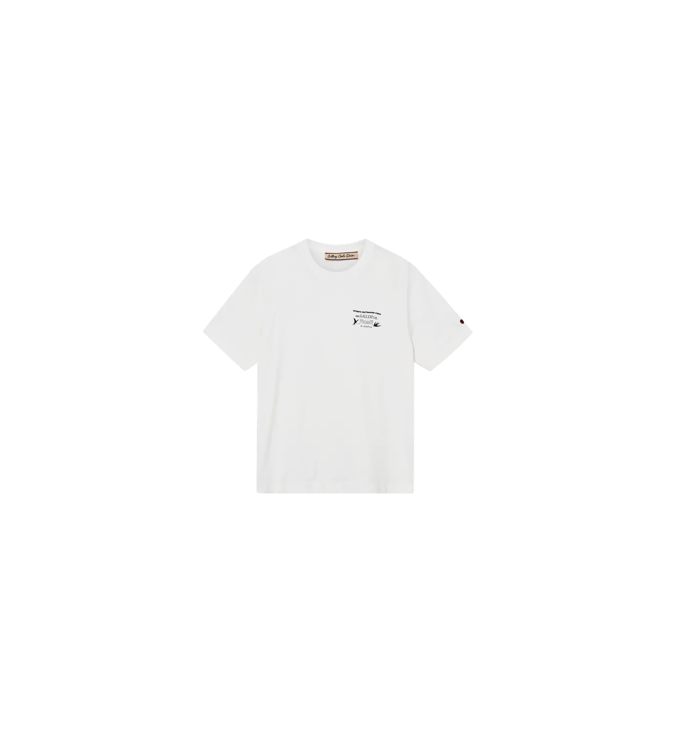 Mos Mosh MMGStudio Slub Tee T-Shirt Weiß Regular Fit