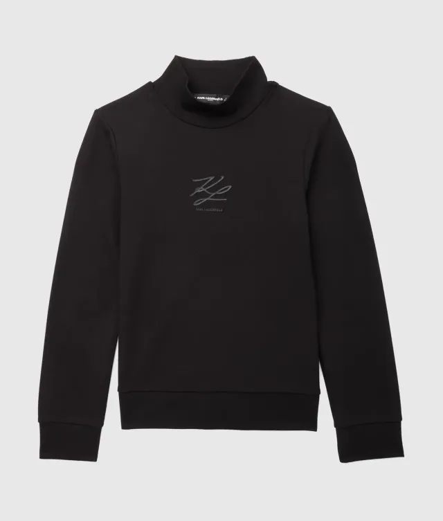 Karl Lagerfeld Girls Rollkragenpullover Autograph Strick Bunt