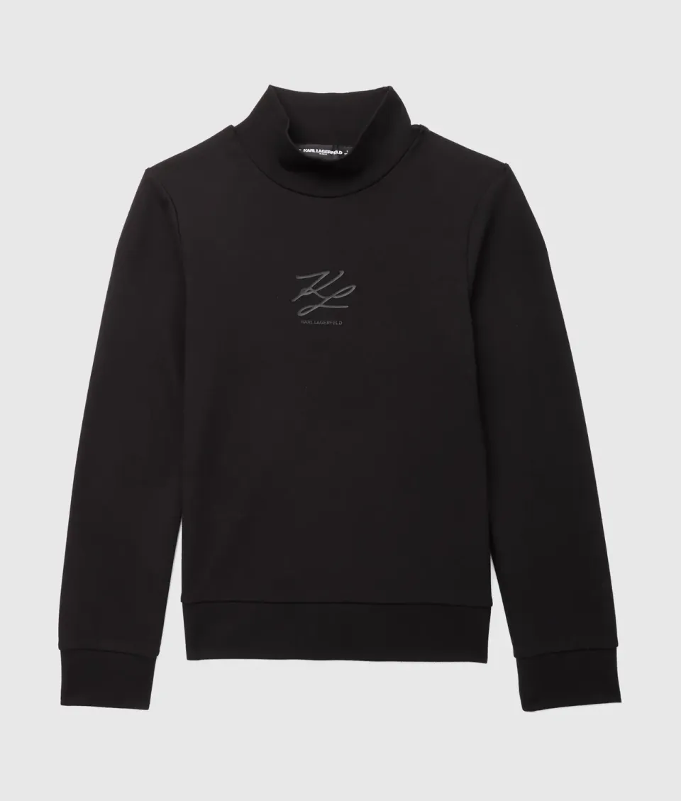 Karl Lagerfeld Girls Rollkragenpullover Autograph Strick Bunt