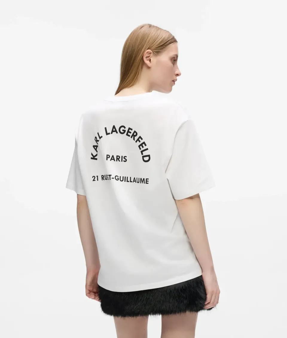 Karl Lagerfeld Rue St-Guillaume T-Shirt oversized Bio